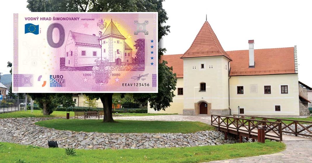 Eurobankovka Vodný hrad
