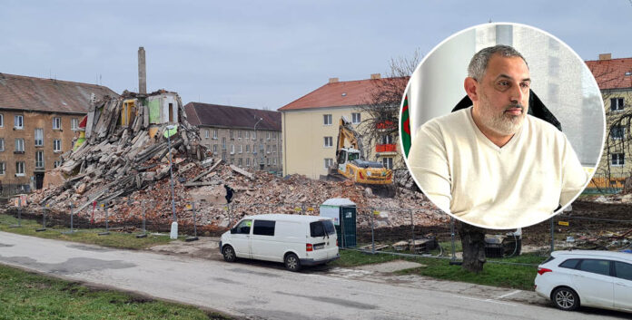 buranie bytovky partizanske